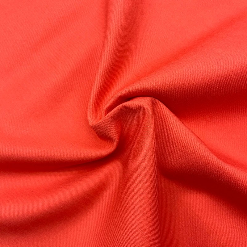 Thin Twill Red TR Polyester...